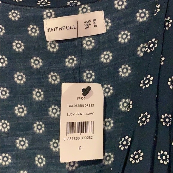 Faithful the Brand Goldstein wrap dress US 6 AU 10 - Picture 7 of 8